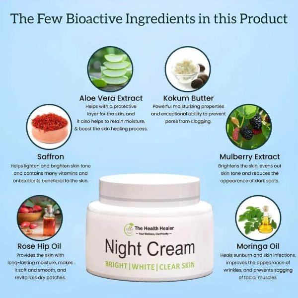 The Health Healer Night Cream 50 Gram (ORIGINAL)