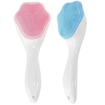 (BUY 1 GET 1 FREE) Silicone Face Scrubber & Exfoliating Brush | Handheld Facial Massager |
