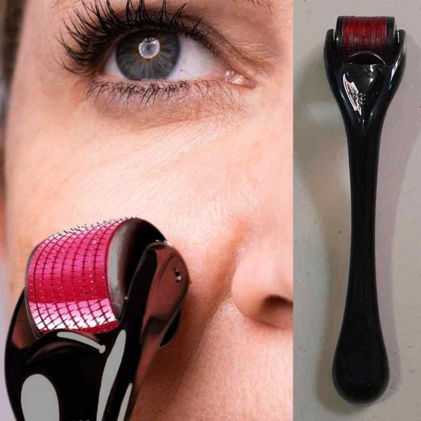 Derma Roller Facial & Hair Therapy Micro-needle 540 Hair Regrowth Beard Growth Anti Hair Loss Treatment Thinning