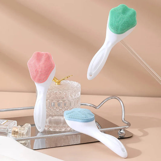 (BUY 1 GET 1 FREE) Silicone Face Scrubber & Exfoliating Brush | Handheld Facial Massager |