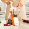 4 In 1 Vegetable Cutter Chopper Adjustable Multi-function Drum Cutter Vertical Vegetable Cutter Kitchen Shredder Grater Artifact