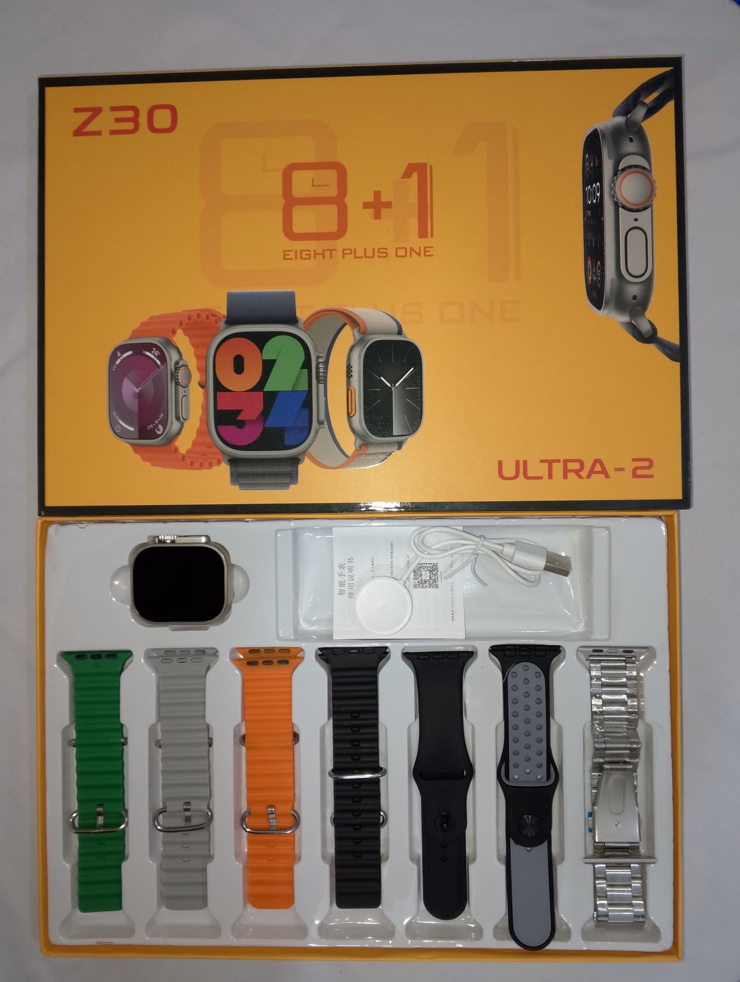 Z30 ULTRA Smart Watch 7 in 1 Wireless charger Genuine Quality