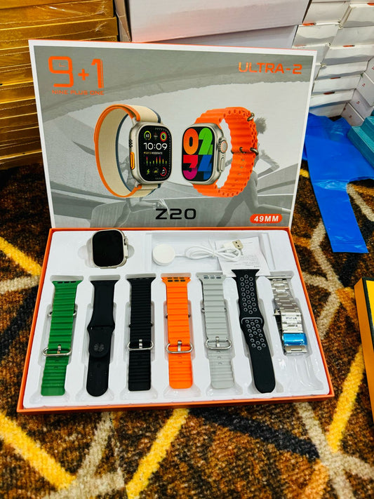 Z20 Ultra Smart Watch 7 in 1 wireless charging Premium Quality